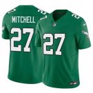 men's & kids Philadelphia Eagles 27 Quinyon Mitchell Jersey Green Alternate F.U.S.E. Football Game