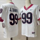 men's & youth Georgia Bulldogs 99 Jordan Davis Jersey White College Limited Football Player Game