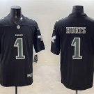 men's & youth Philadelphia Eagles 1 Jalen Hurts Jersey Black Fashion Limited Football