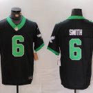 men's & youth Philadelphia Eagles 6 DeVonta Smith Jersey Black F.U.S.E. Limited Football Game