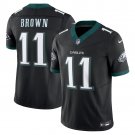 men's & kids Philadelphia Eagles 11 A.J. Brown Jersey Black F.U.S.E Limited Football Player Game
