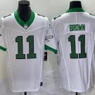 men's & youth Philadelphia Eagles 11 A.J. Brown Jersey White Green F.U.S.E Limited Football Game