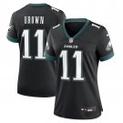 women's Philadelphia Eagles 11 A.J. Brown Jersey Black F.U.S.E. Limited Football Player Team Game
