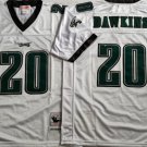 men's & youth Philadelphia Eagles 20 Brian Dawkins Jersey White Throwback M&N Football Retired