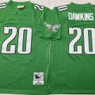 men's & youth Philadelphia Eagles 20 Brian Dawkins Jersey Green Throwback M&N Football Retired