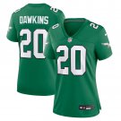 women's Philadelphia Eagles 20 Brian Dawkins Jersey Kelly Green Alternate F.U.S.E Football Retired