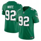 men's & kids Philadelphia Eagles 92 Reggie White Jersey Green Alternate F.U.S.E Football Retired