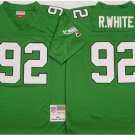 men's & youth Philadelphia Eagles 92 Reggie White Jersey Green Throwback M&N Football Retired