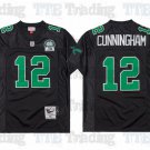 men's & youth Philadelphia Eagles 12 Randall Cunningham Jersey Black Throwback M&N Football Retired
