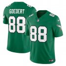 men's & kids Philadelphia Eagles 88 Dallas Goedert Jersey Green Alternate FUSE Football Player Game