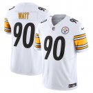 men's & kids Pittsburgh Steelers 90 T.J. Watt Jersey White F.U.S.E Limited Football Player Team Game