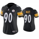 women's Pittsburgh Steelers 90 T.J. Watt Jersey Black F.U.S.E Limited Football Player Team Game