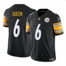 men's & kids Pittsburgh Steelers 6 Patrick Queen Jersey Black FUSE Limited Football Player Team Game