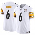 men's & kids Pittsburgh Steelers 6 Patrick Queen Jersey White FUSE Limited Football Player Team Game