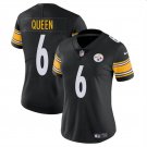 women's Pittsburgh Steelers 6 Patrick Queen Jersey Black F.U.S.E Limited Football Player Team Game