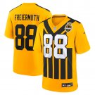 men's & kids Pittsburgh Steelers 88 Pat Freiermuth Jersey Gold 1933 F.U.S.E Throwback Football Game