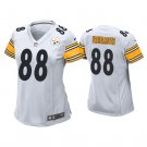 women's Pittsburgh Steelers 88 Pat Freiermuth Jersey White F.U.S.E Limited Football Player Team Game
