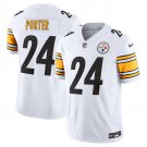 men's & kids Pittsburgh Steelers 24 Joey Porter Jr. Jersey White FUSE Limited Football Player Game
