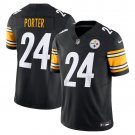 men's & kids Pittsburgh Steelers 24 Joey Porter Jr. Jersey Black FUSE Limited Football Player Game