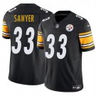 men's & kids Pittsburgh Steelers 33 Jack Sawyer Jersey Black F.U.S.E Limited Football Player Game