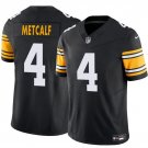 men's & kids Pittsburgh Steelers 4 DK Metcalf Jersey Black Alternate F.U.S.E Limited Football Game