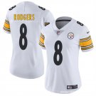 women's Pittsburgh Steelers 8 Aaron Rodgers Jersey White F.U.S.E Limited Football Player Team Game