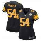 women's Pittsburgh Steelers 54 Zach Frazier Jersey Black Color Rush F.U.S.E Limited Football Game