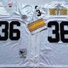 men's & youth Pittsburgh Steelers 36 Jerome Bettis Jersey White Throwback M&N Football Retired