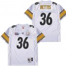 men's & youth Pittsburgh Steelers 36 Jerome Bettis Jersey White Throwback M&N Football Retired