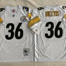 men's & youth Pittsburgh Steelers 36 Jerome Bettis Jersey White Throwback M&N Football Retired