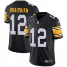 men's & kids Pittsburgh Steelers 12 Terry Bradshaw Jersey Black Alternate Football Retired Player