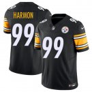 men's & kids Pittsburgh Steelers 99 Derrick Harmon Jersey Black FUSE Limited Football Player Game