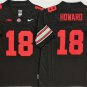 men's & youth Ohio State Buckeyes 18 Will Howard Jersey Black F.U.S.E. College Limited Football Game