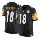 men's & kids Pittsburgh Steelers 18 Will Howard Jersey Black FUSE Limited Football Player Team Game