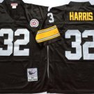 men's & youth Pittsburgh Steelers 32 Franco Harris Jersey Black Throwback M&N Football Retired