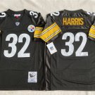 men's & youth Pittsburgh Steelers 32 Franco Harris Jersey Black Throwback M&N Football Retired