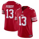 men's & kids San Francisco 49ers 13 Brock Purdy Jersey Red F.U.S.E Limited Football Player Team Game