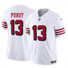 men's & kids San Francisco 49ers 13 Brock Purdy Jersey White Alternate F.U.S.E Limited Football Game