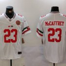 men's & youth San Francisco 49ers 23 Christian McCaffrey Jersey White F.U.S.E Mexico with Patch