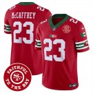 men's & youth San Francisco 49ers 23 Christian McCaffrey Jersey Red F.U.S.E Mexico with Patch