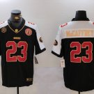 men's & youth San Francisco 49ers 23 Christian McCaffrey Jersey Balck F.U.S.E Golden with Patch