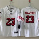 women's San Francisco 49ers 23 Christian McCaffrey Jersey Alternate White FUSE Limited Football Game