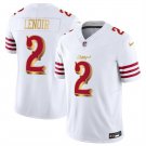 men's & kids San Francisco 49ers 2 Deommodore Lenoir Jersey White 2025 Rivalries Collection