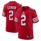 men's & kids San Francisco 49ers 2 Deommodore Lenoir Jersey Red F.U.S.E Limited Football Game