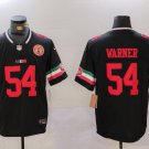 men's & youth San Francisco 49ers 54 Fred Warner Jersey Balck F.U.S.E Mexico with Patch Football