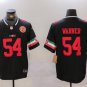 men's & youth San Francisco 49ers 54 Fred Warner Jersey Balck F.U.S.E Mexico with Patch Football
