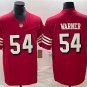 men's & kids San Francisco 49ers 54 Fred Warner Jersey Alternate Red F.U.S.E Limited Football Game
