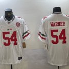 men's & youth San Francisco 49ers 54 Fred Warner Jersey White F.U.S.E Mexico with Patch Football