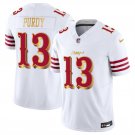 men's & kids San Francisco 49ers 13 Brock Purdy Jersey White 2025 Rivalries Collection Football Game