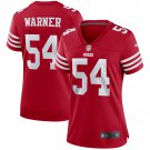 women's San Francisco 49ers 54 Fred Warner Jersey Red F.U.S.E Limited Football Player Team Game
